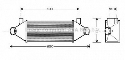 AVA QUALITY COOLING fda4314 -  Интеркулер